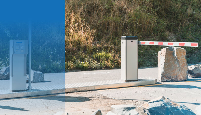 Parkovací systém u hradu Helfštýn