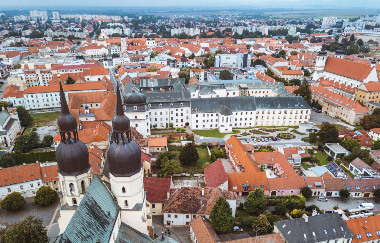 Football stadium and shopping Center in Trnava