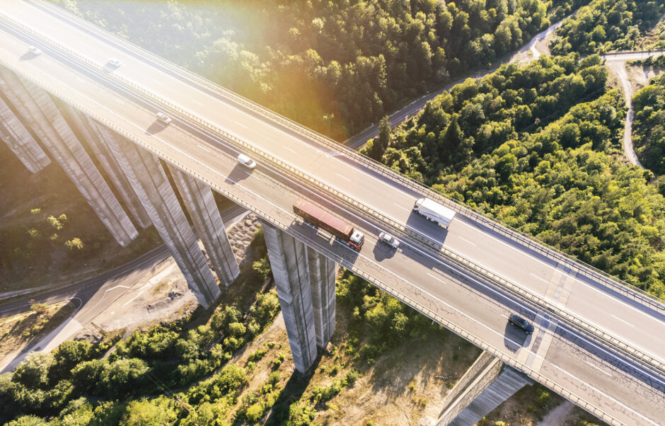 Verkehrsdaten für Autobahnen und Hauptstraßen