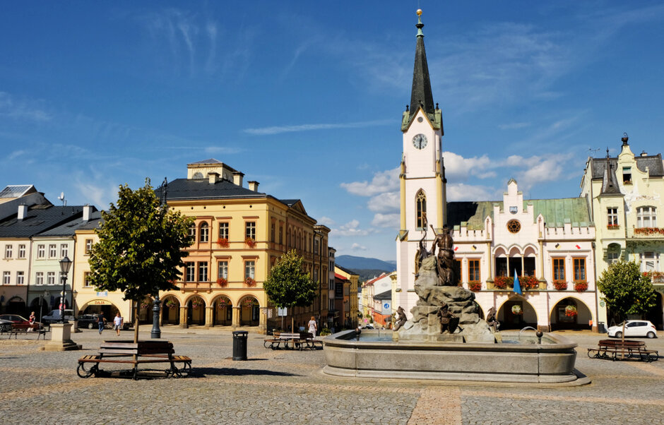 CrossPark-System in der Stadt Trutnov