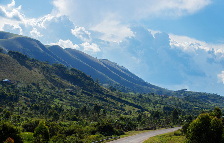 Předselekce přetížených vozidel v Ugandě